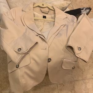 WHBM fully lined suit jacket, size 8.  Good condition
